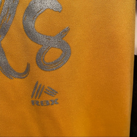 NWT - Girls RBX Sweatshirt & Leggings - Yellow Matching Outfit w/ Rainbow Heart - Picture 4 of 16